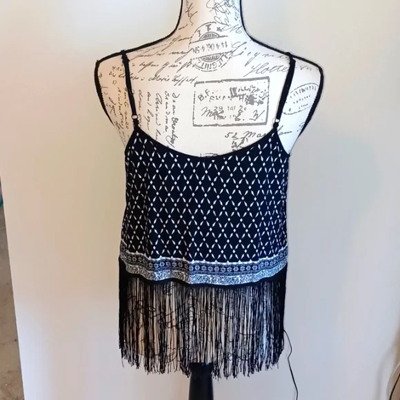 H&M Coachella Fringe Tank Top - Picture 2 of 6